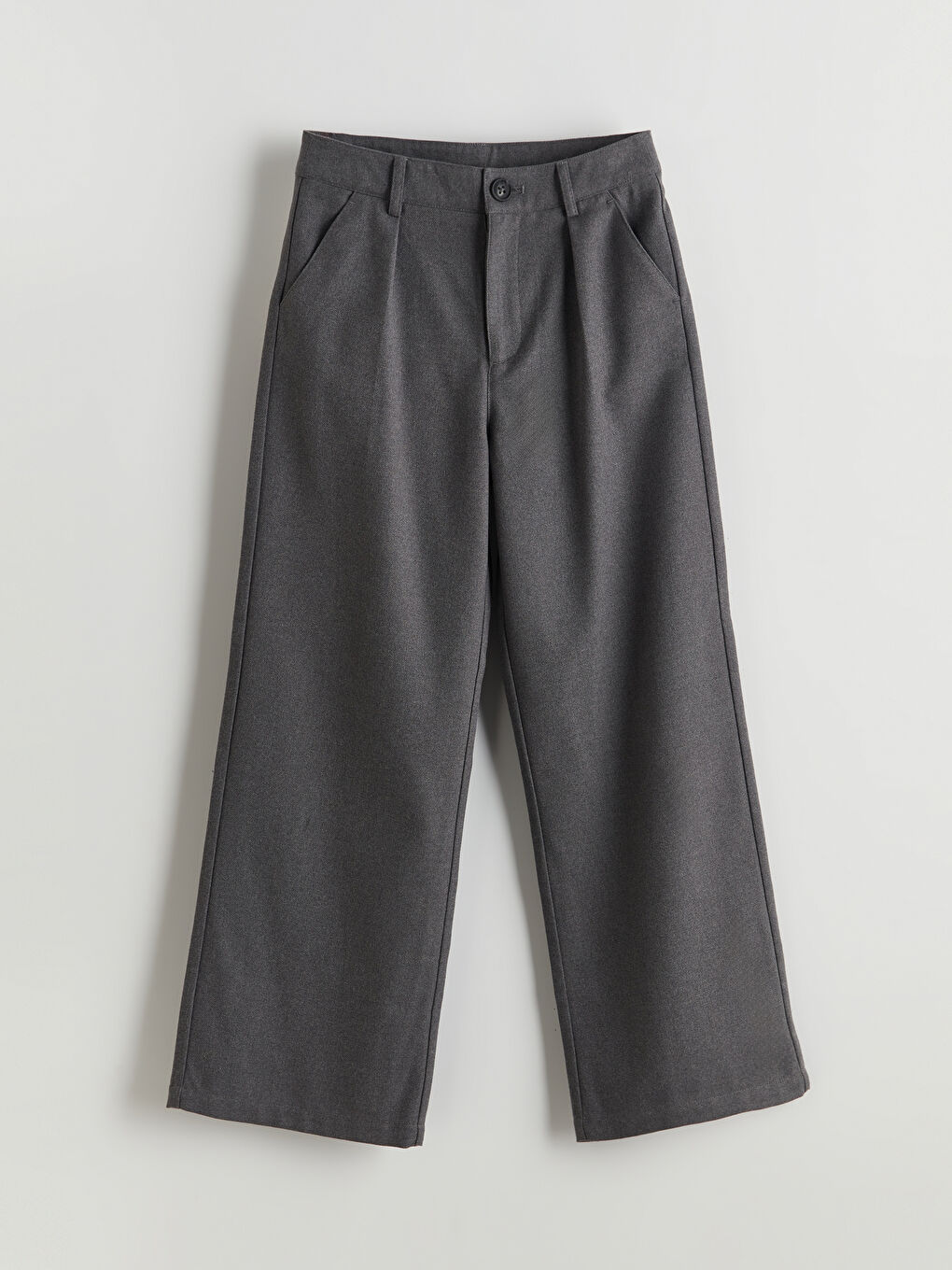Wideleg Pleated Girls' Trousers
