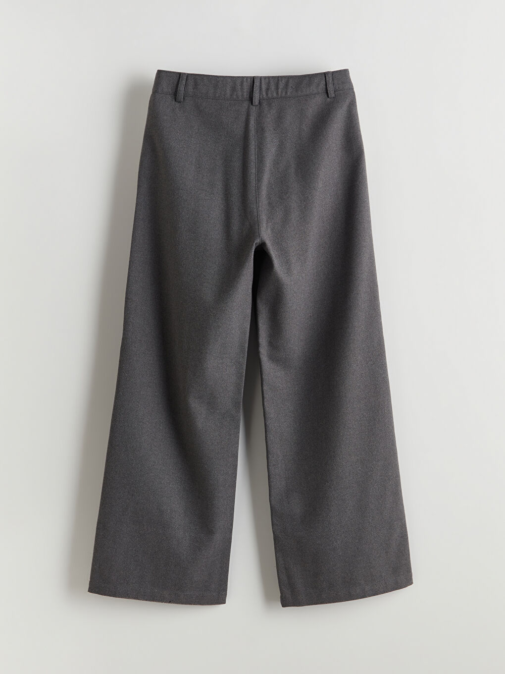 Wideleg Pleated Girls' Trousers-1
