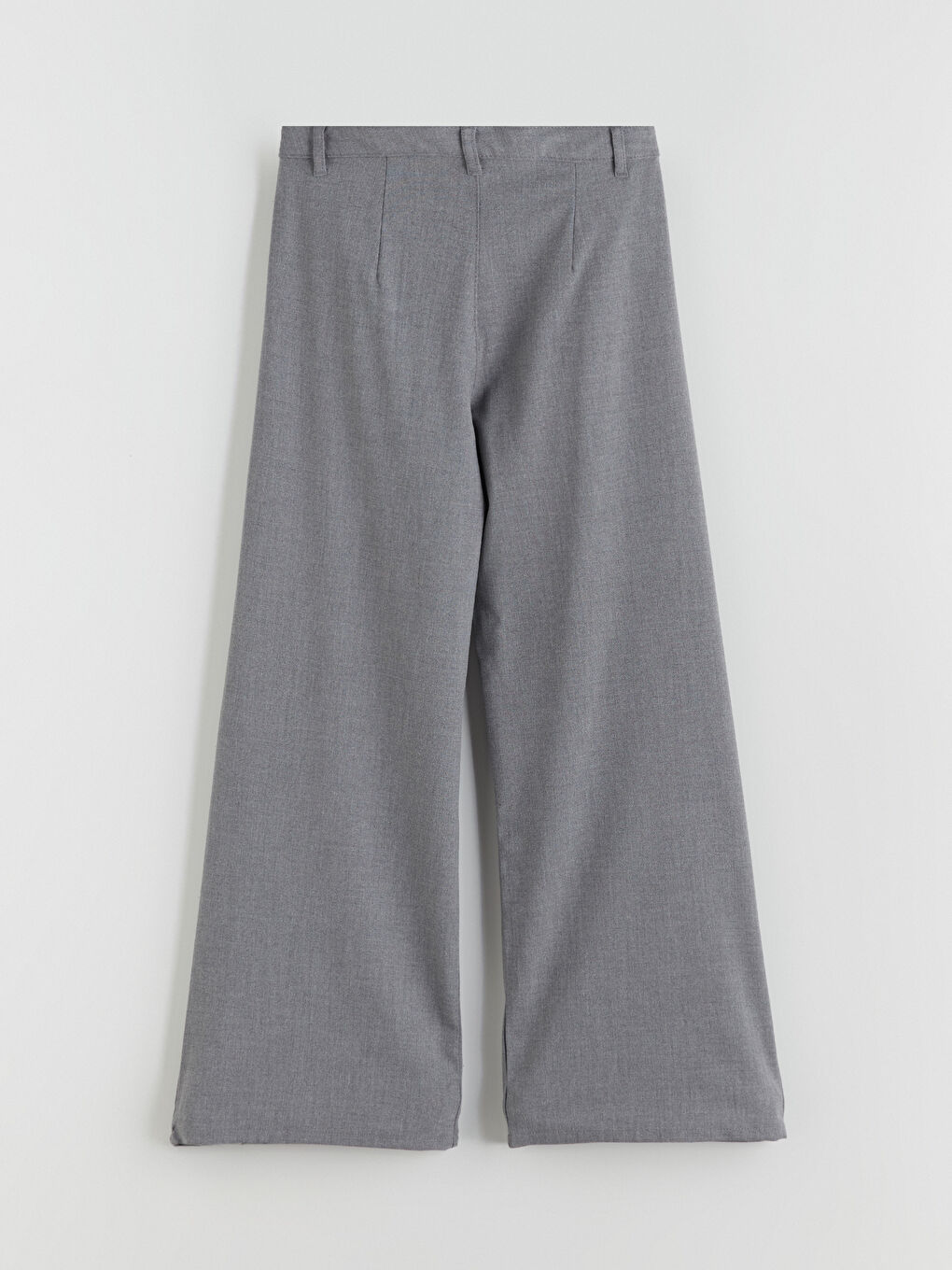 Wideleg Pleated Girls' Trousers-3