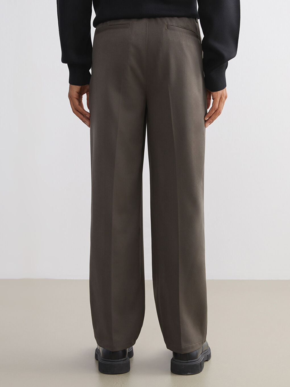 Haki Rahat Kalıp Erkek Pantolon-3