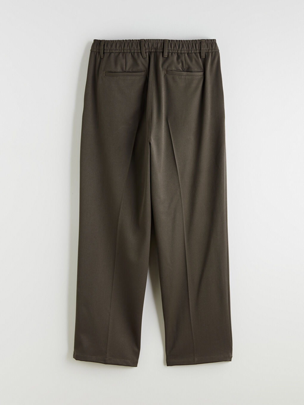 Haki Rahat Kalıp Erkek Pantolon-5