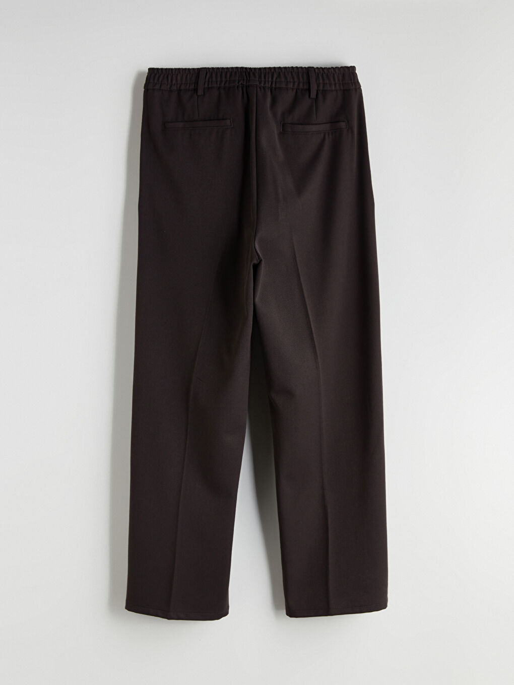 Kahverengi Rahat Kalıp Erkek Pantolon-5