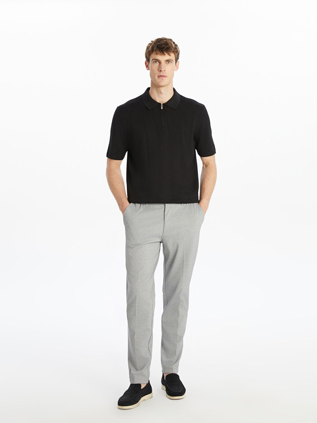 بلوز یه‌خه‌ی پۆڵۆ بۆ پیاوان تریکۆ-1