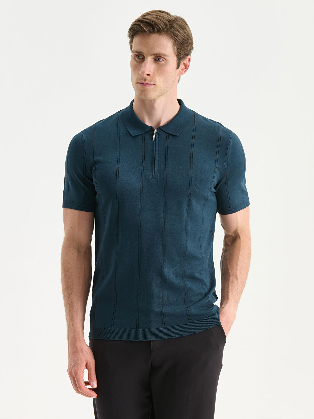 Pull-over en Tricot à Col roulé pour Hommes