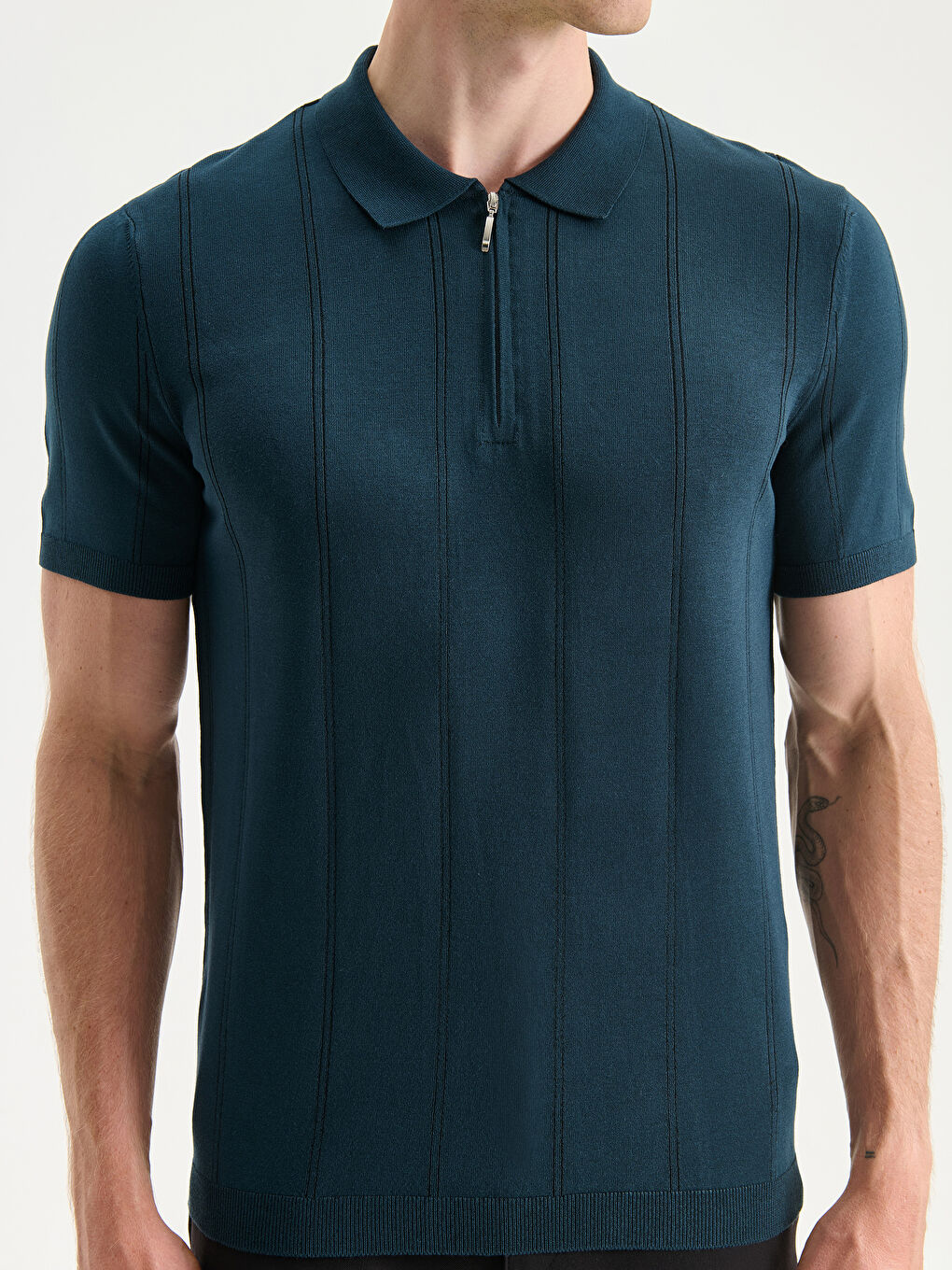 Pull-over en Tricot à Col roulé pour Hommes-2