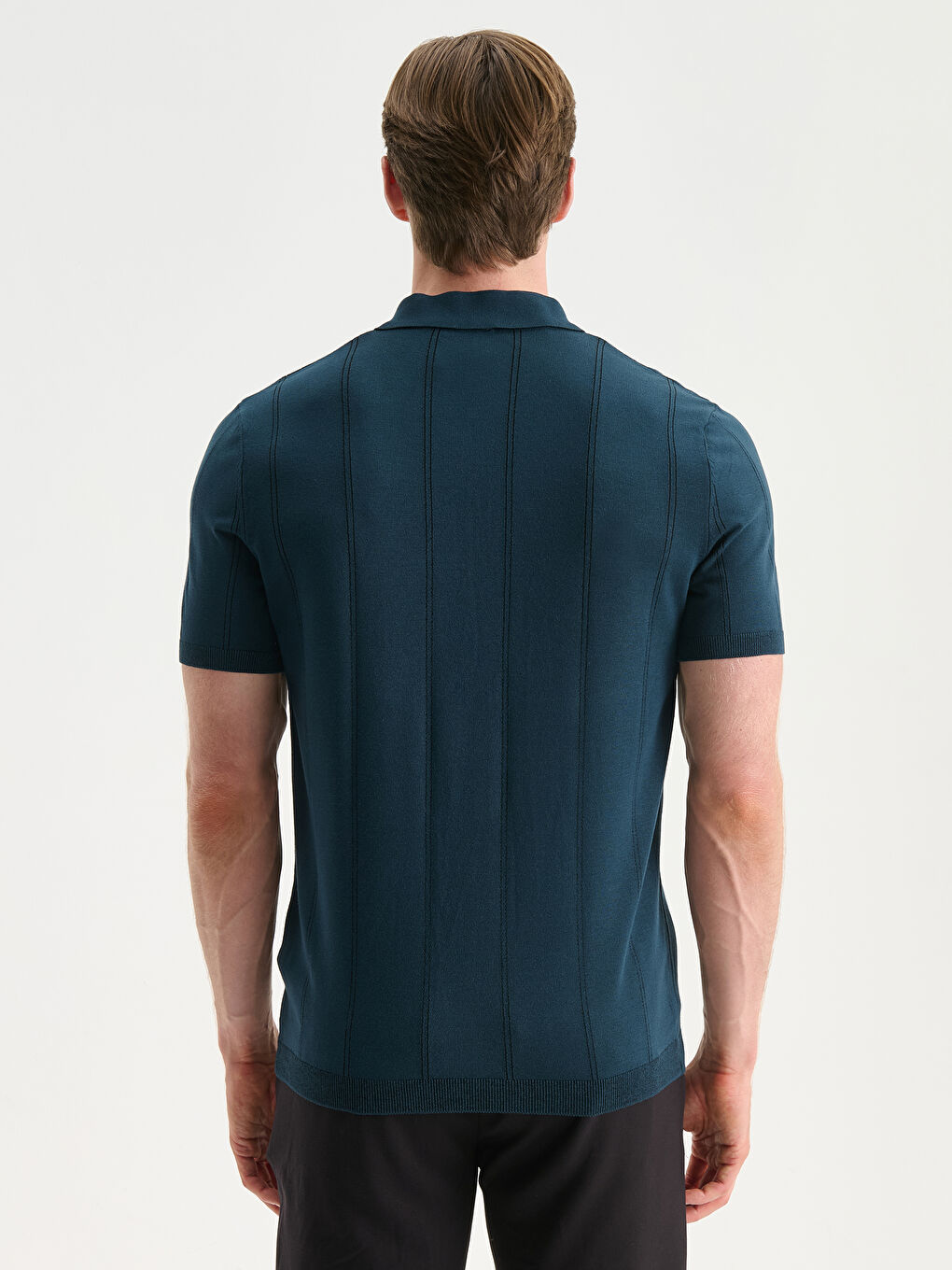 Pull-over en Tricot à Col roulé pour Hommes-3