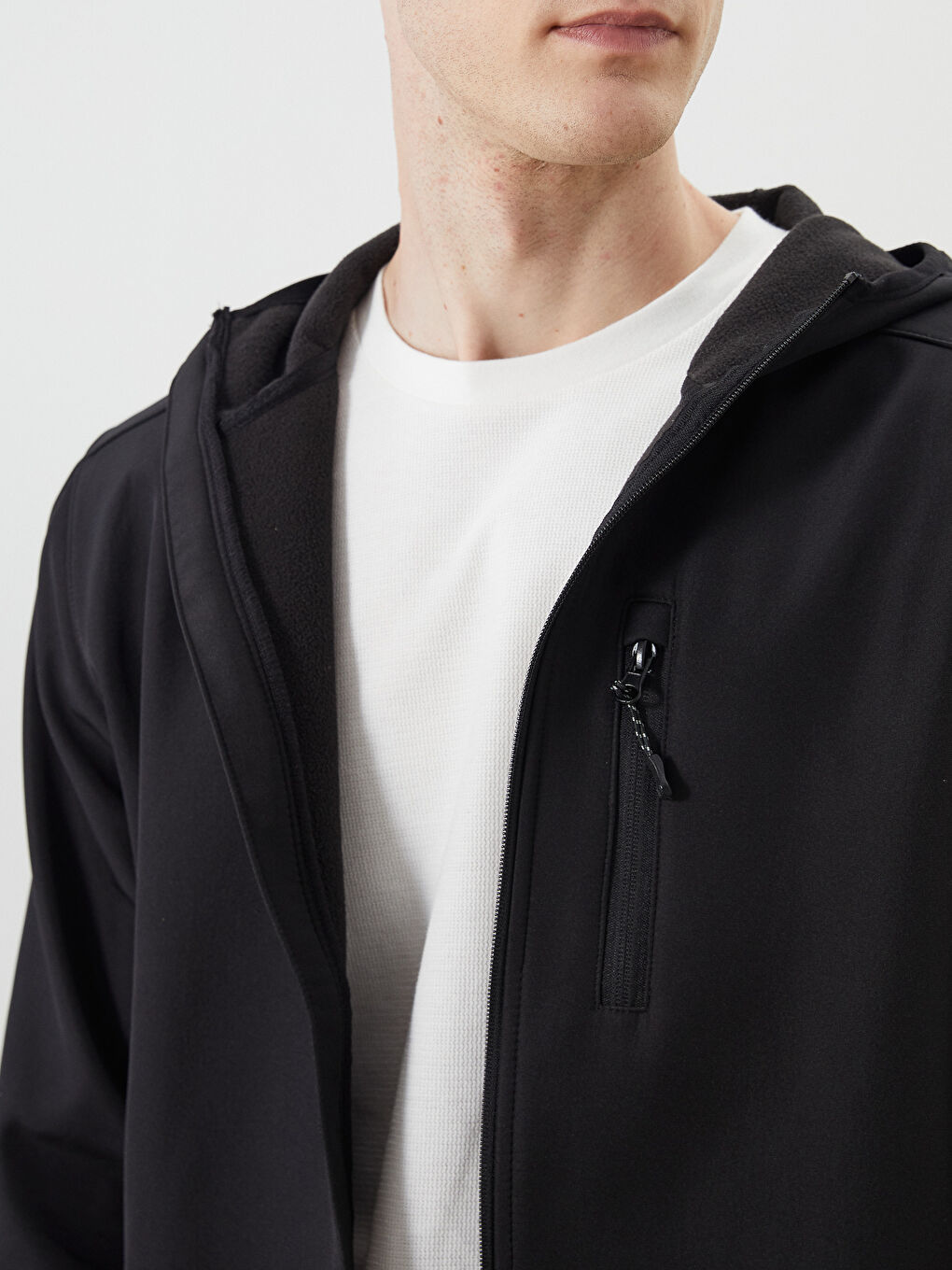 Пальто для чоловіків стандартної посадки з капюшоном-2