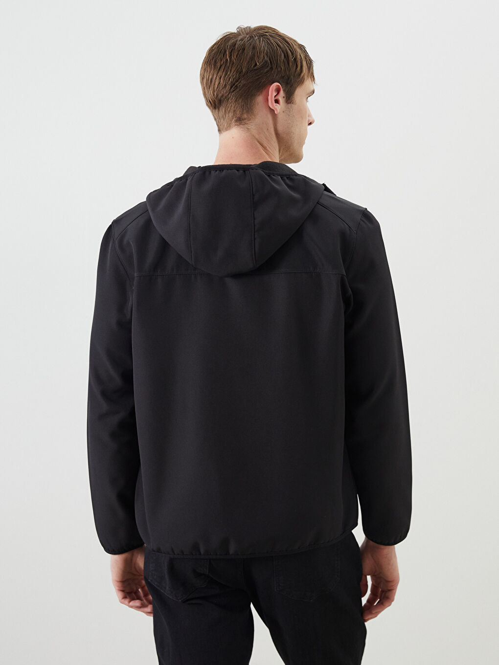 Пальто для чоловіків стандартної посадки з капюшоном-3