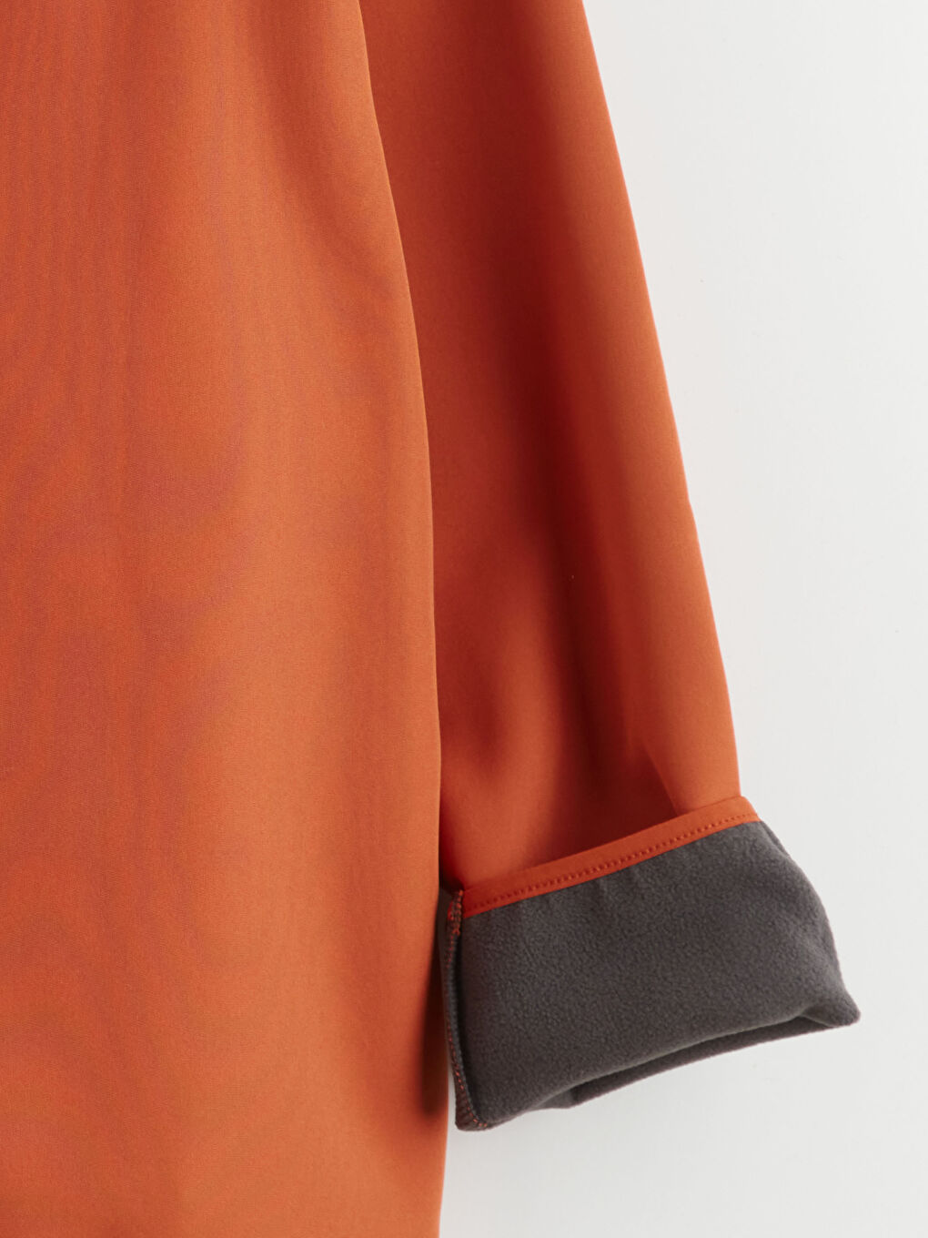 Kahverengi Standart Kalıp Kapüşonlu Erkek Mont-7