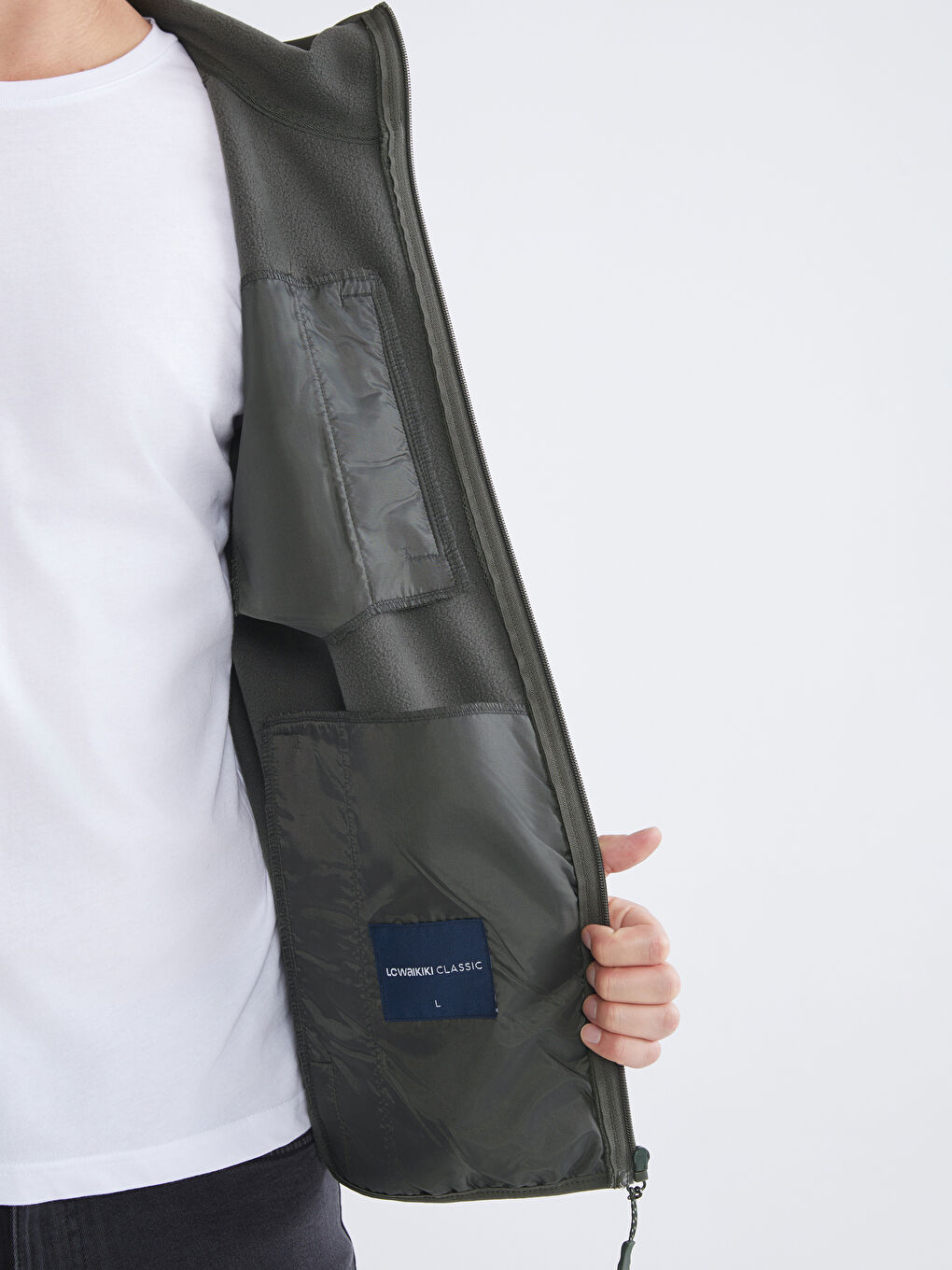 ерлерге арналған стандартты пішім капюшонды пальто-3