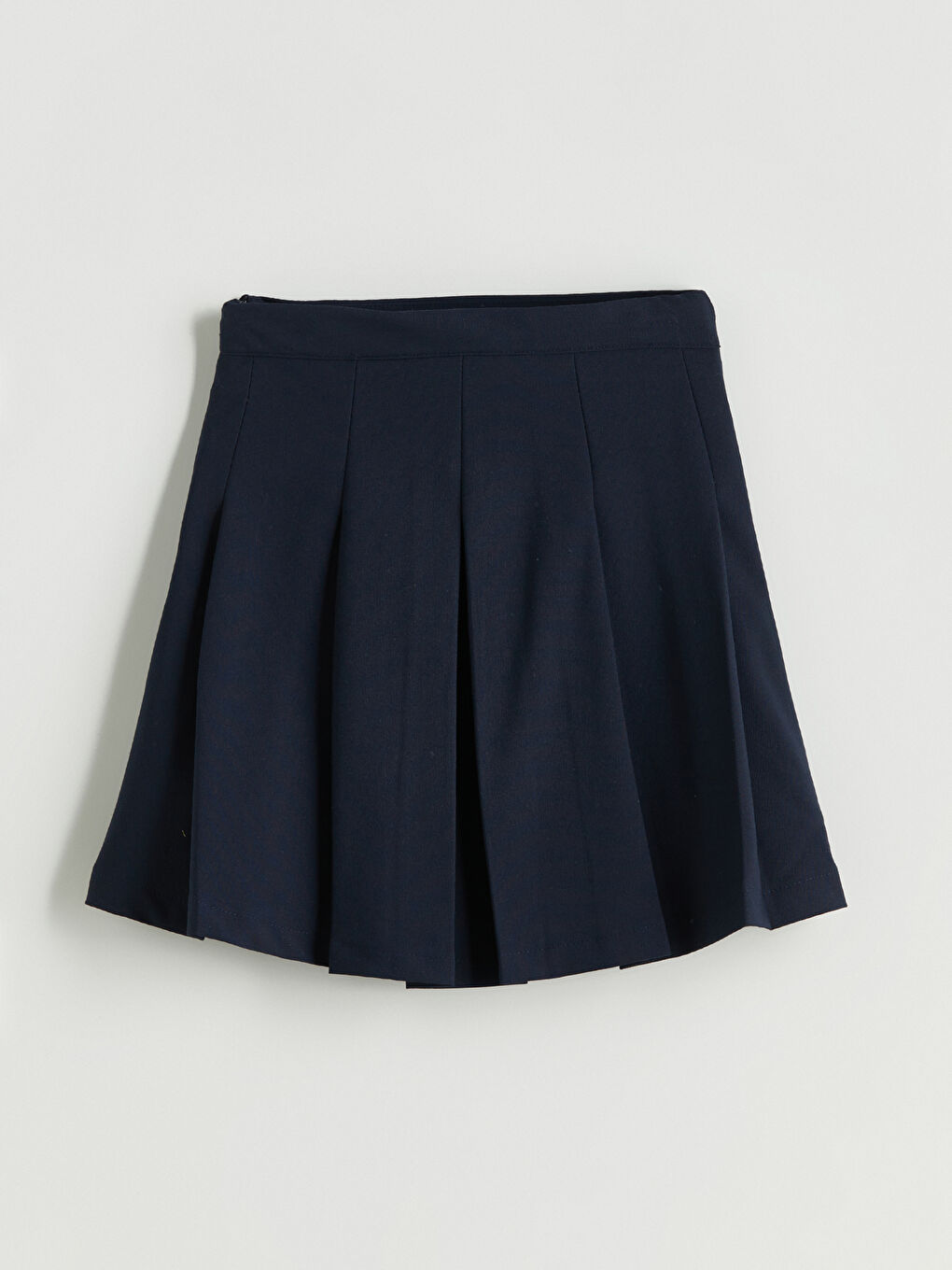 LCW Kids Basic Gabardine Girl Short Skirt -W51199Z4-HRC