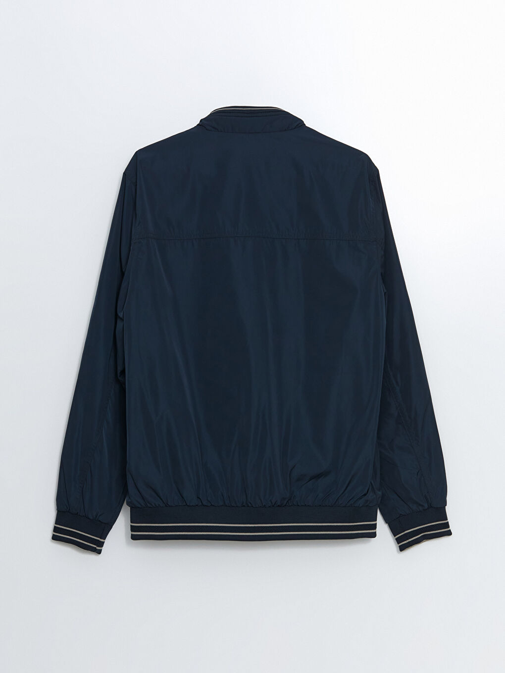 İndigo Büyük Beden Çift Taraflı Dik Yaka Erkek Mont-21