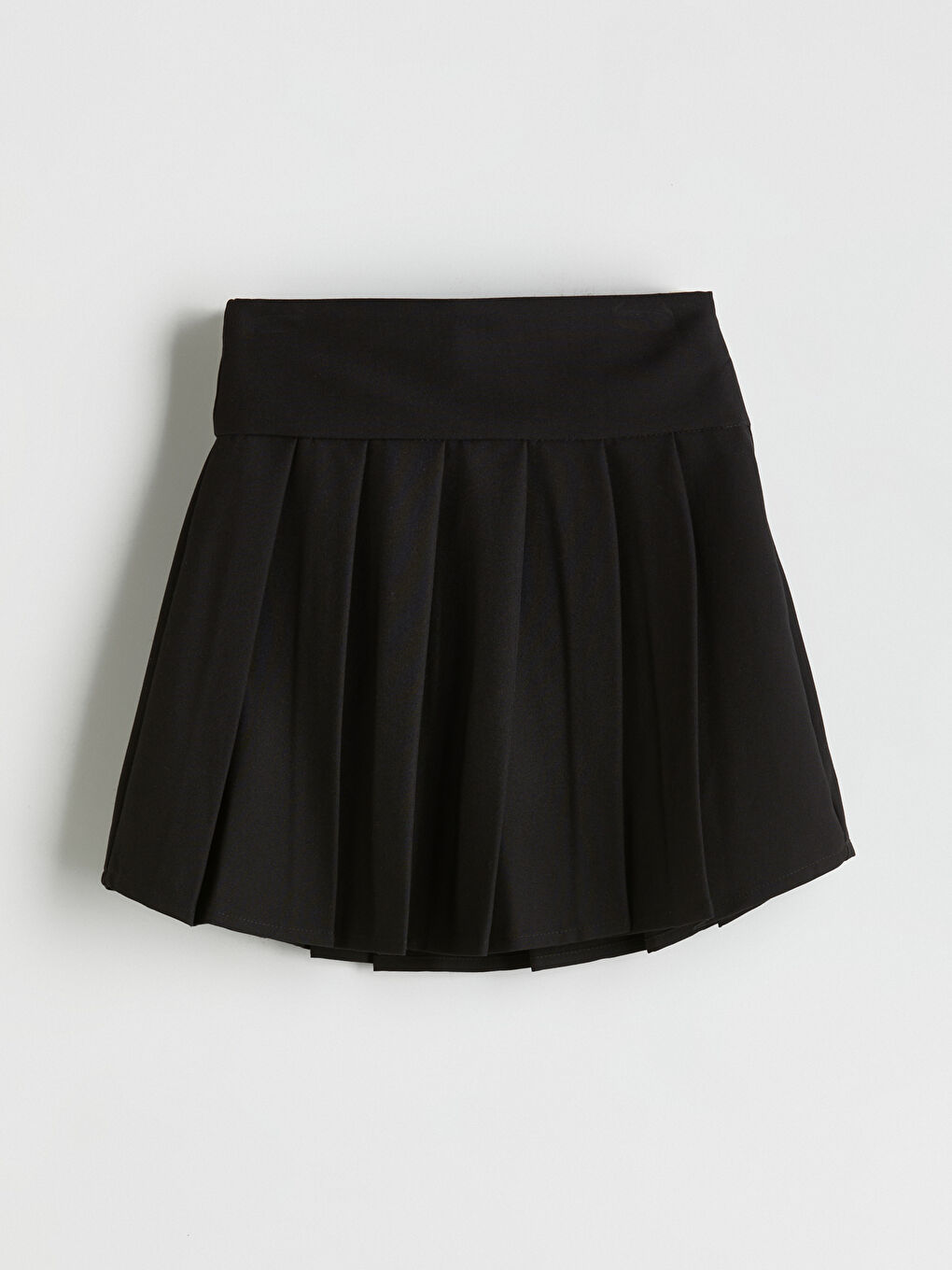 LCW Kids Basic Gabardine Girl Short Skirt -W51201Z4-CVL