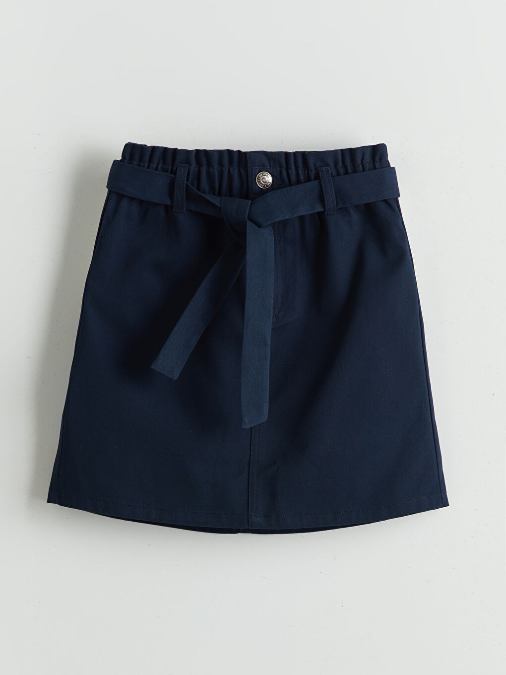 LCW Kids Elastic Waist Girl Skirt -W51205Z4-HRC