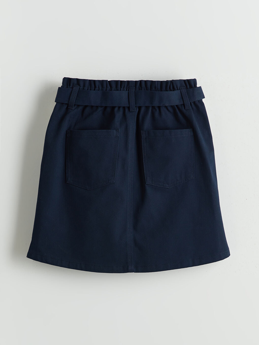 LCW Kids Elastic Waist Girl Skirt -W51205Z4-HRC
