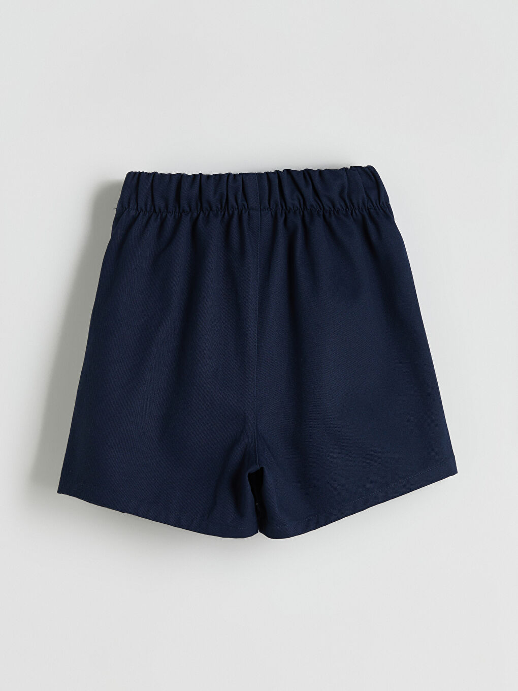 Lacivert Basic Gabardin Kız Çocuk Şort Etek-2