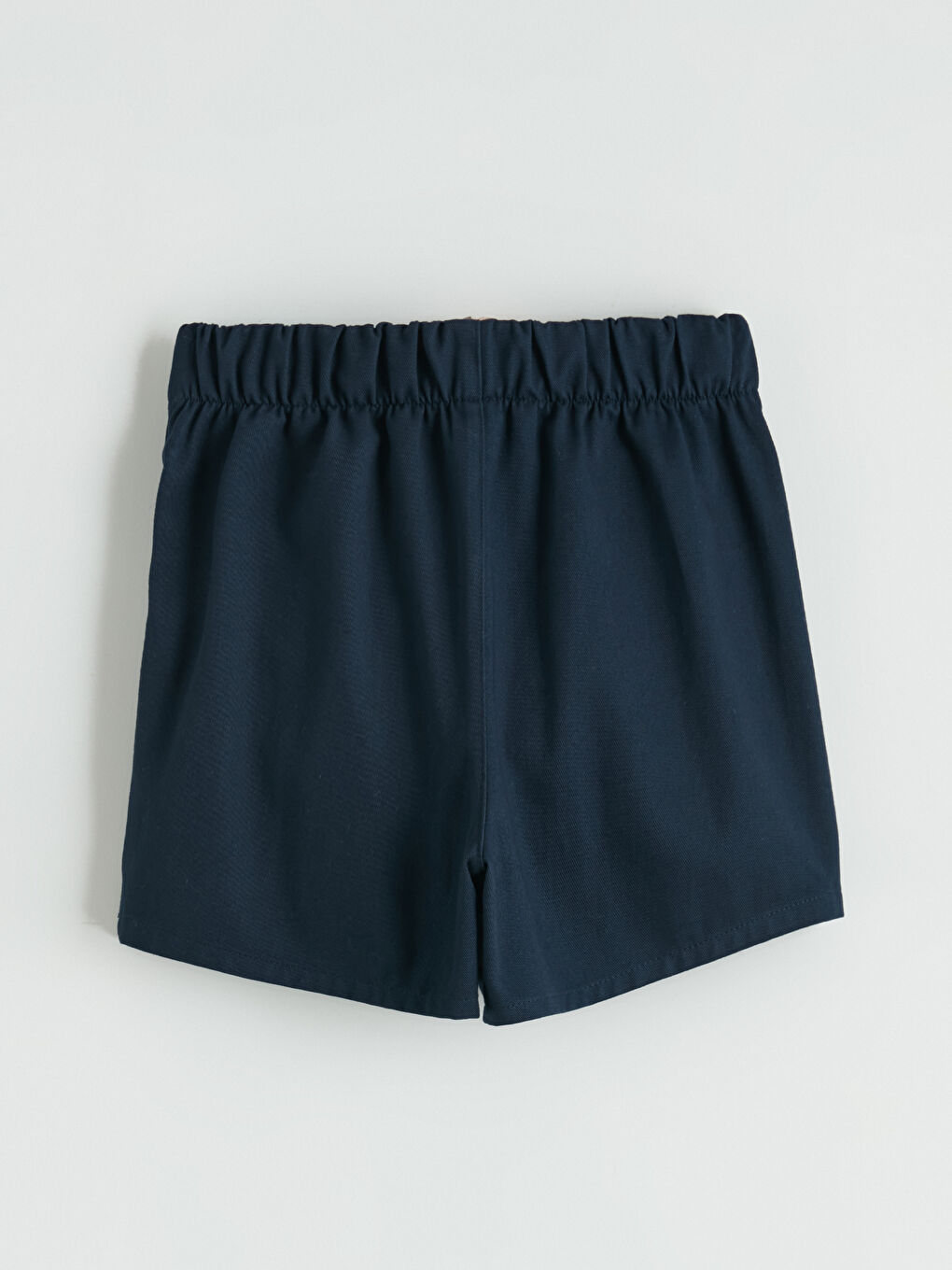 Lacivert Basic Gabardin Kız Çocuk Şort Etek-2