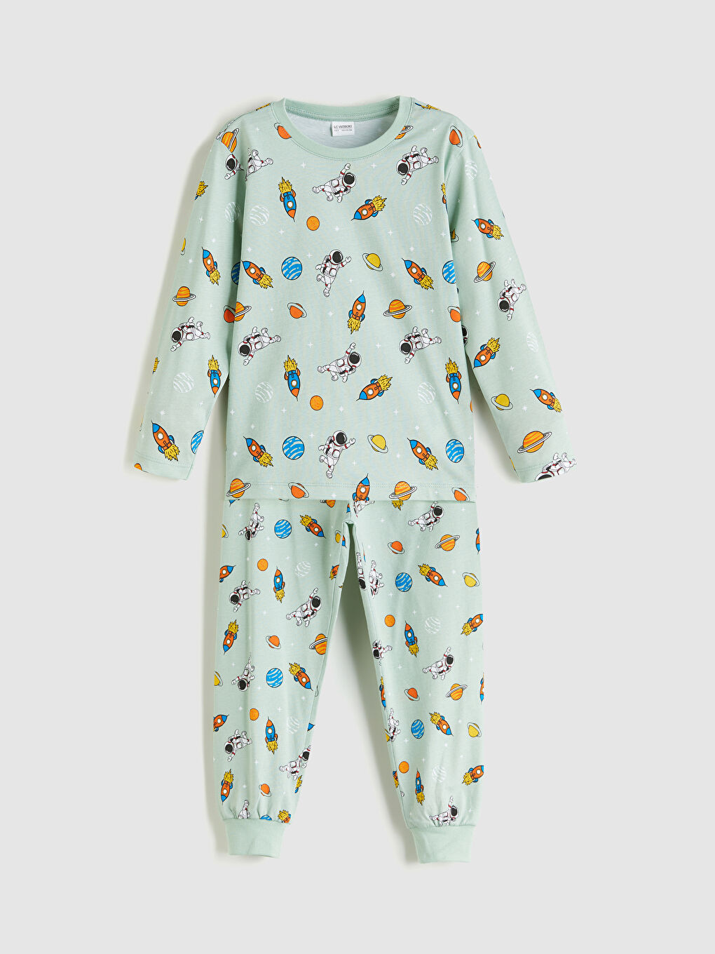 LCW Kids سێتی بیجامە چاپکراوی بۆ کوڕان -W51209Z1-LRK