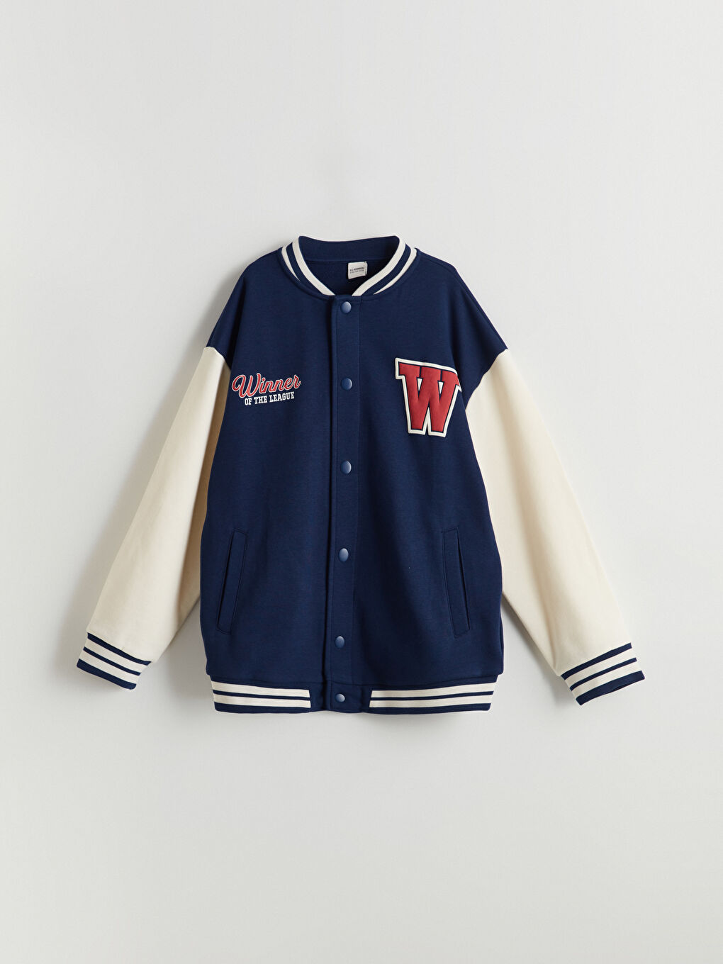 LCW Kids Отпечатано яке за момчета тип колеж -W51213Z4-R42