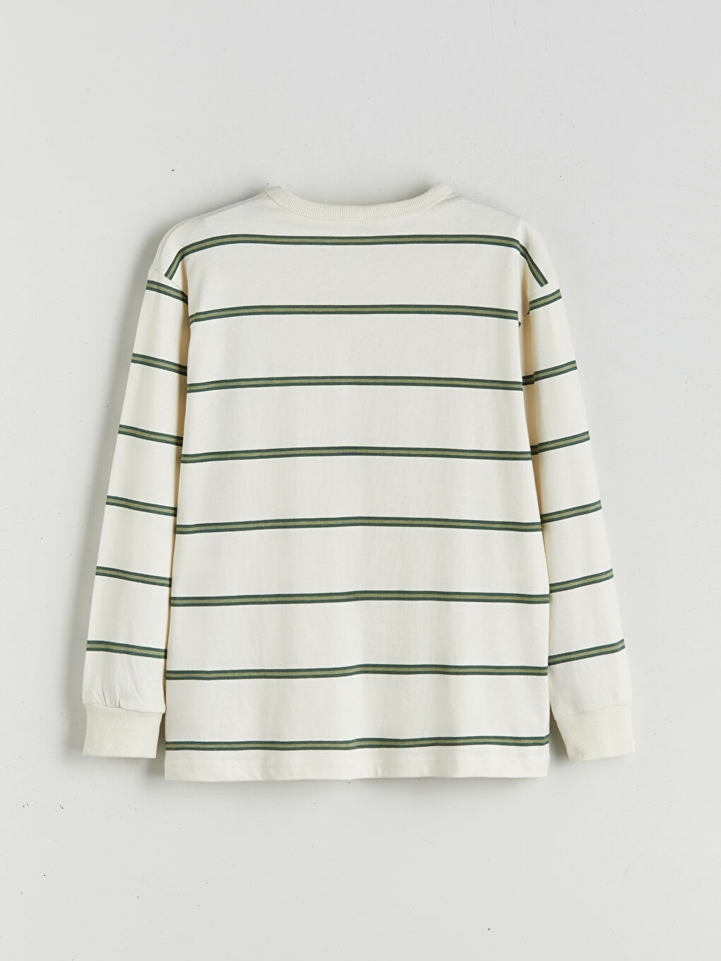 LCW Kids Crew Neck Striped Boys' T-Shirt -W51223Z4-LRR
