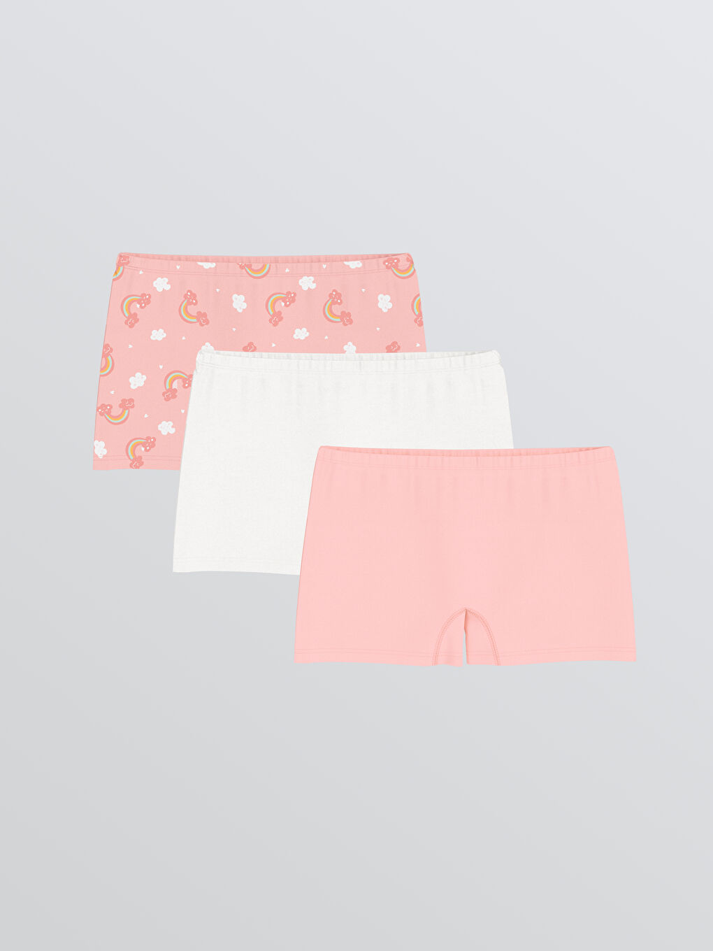 LCW Kids Printed Girls' Boxer 3-packs -W51271Z4-LT4