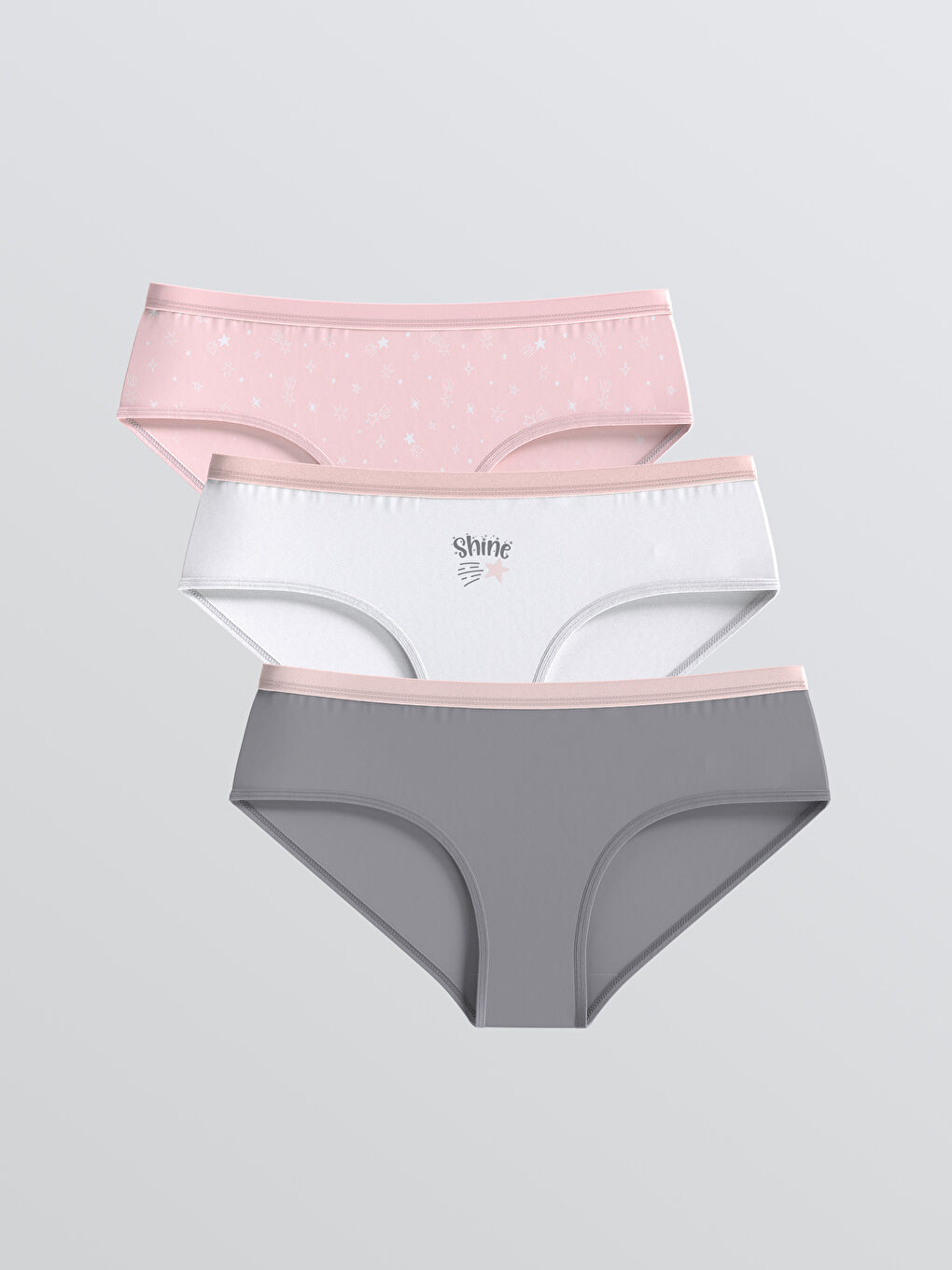 Printed Girl's Panties 3 pcs