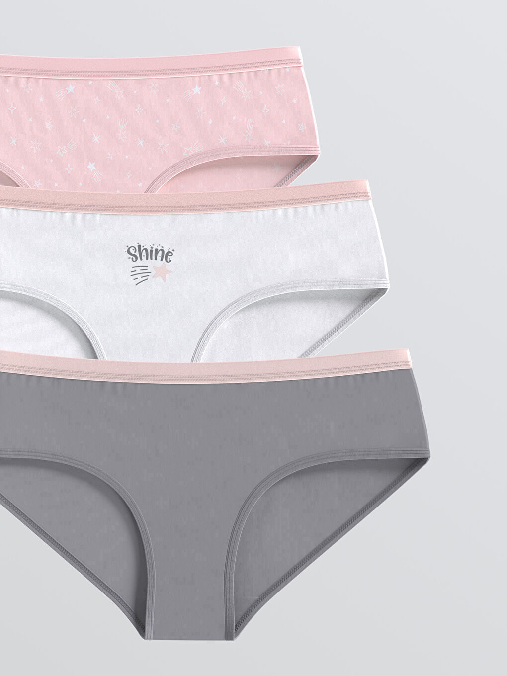 Printed Girl's Panties 3 pcs-2