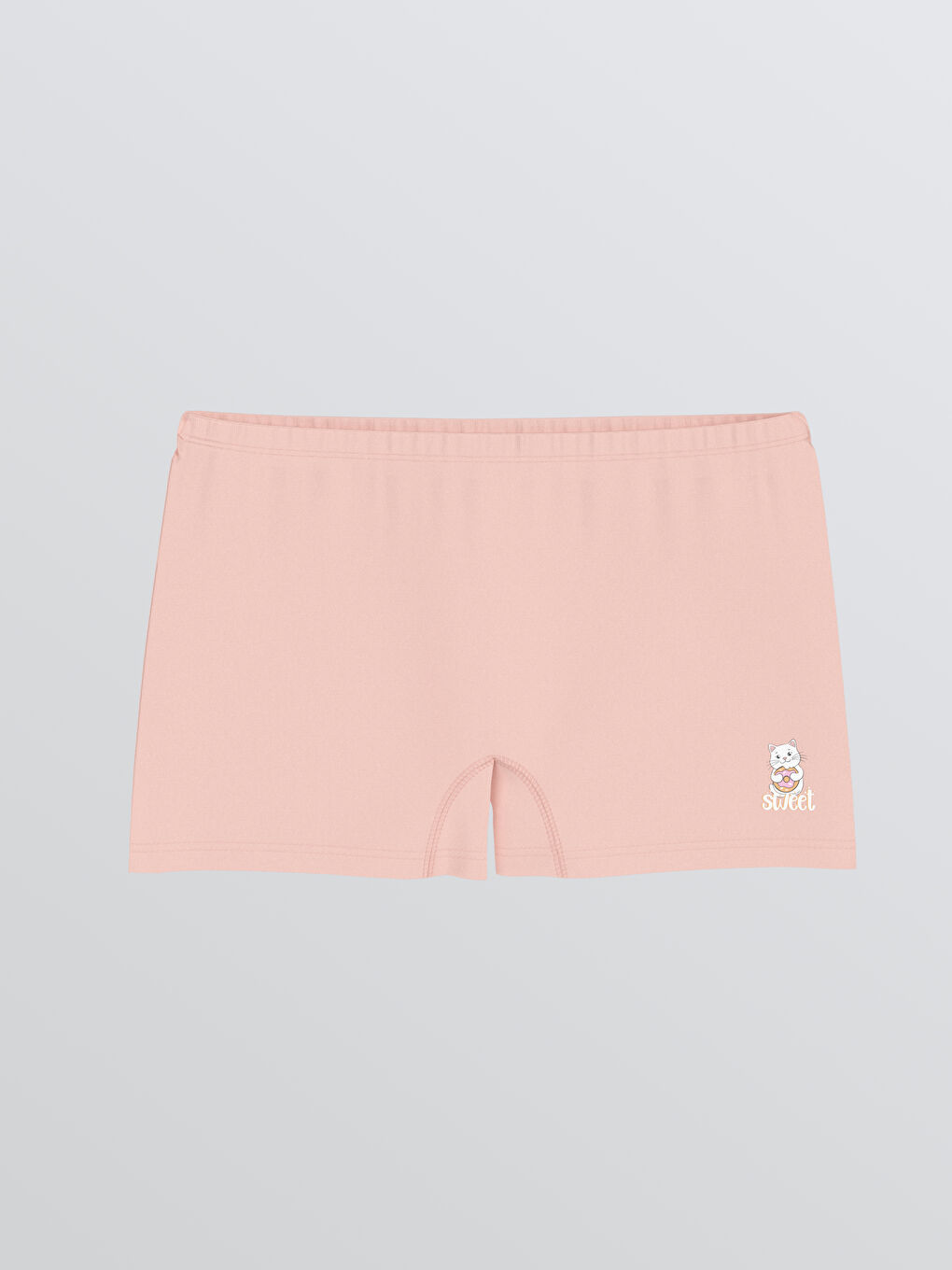 Pembe Baskılı Kız Çocuk Boxer