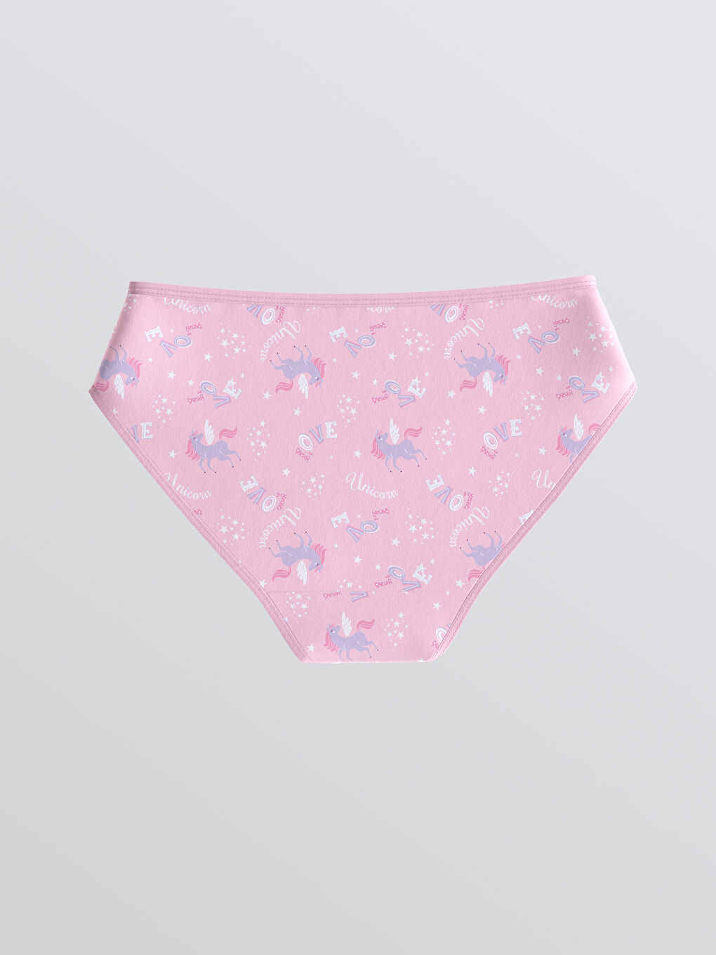 LCW Kids Printed Girl's Panties 3 pcs -W51306Z4-LT4