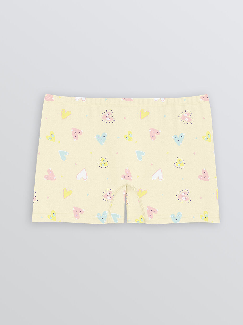 Ekru Kız Çocuk Boxer