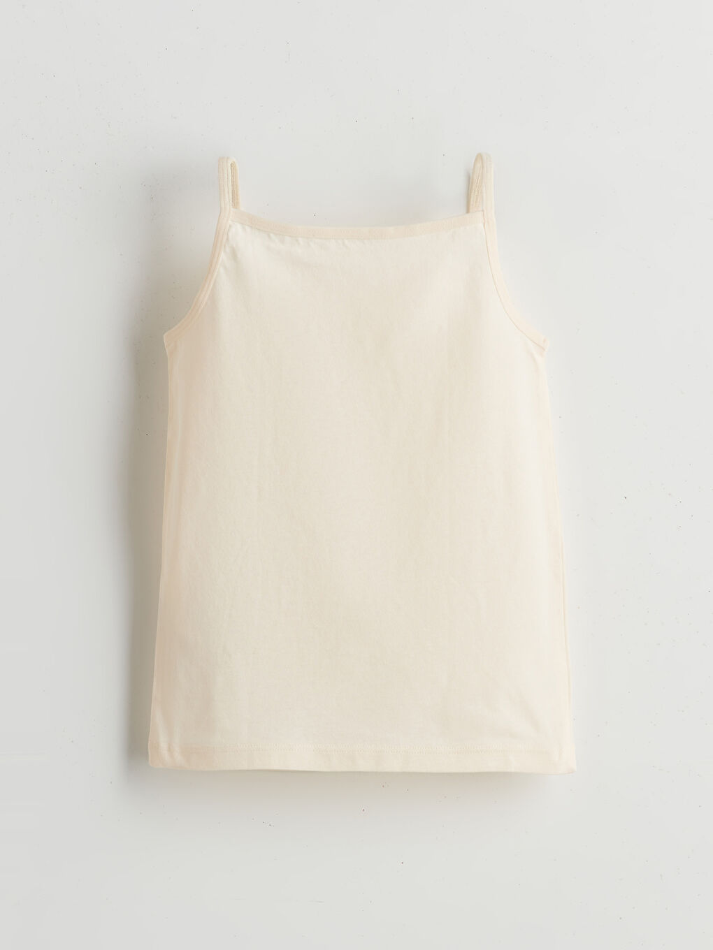 Square Collar Girls' Vest 2 Pack-4