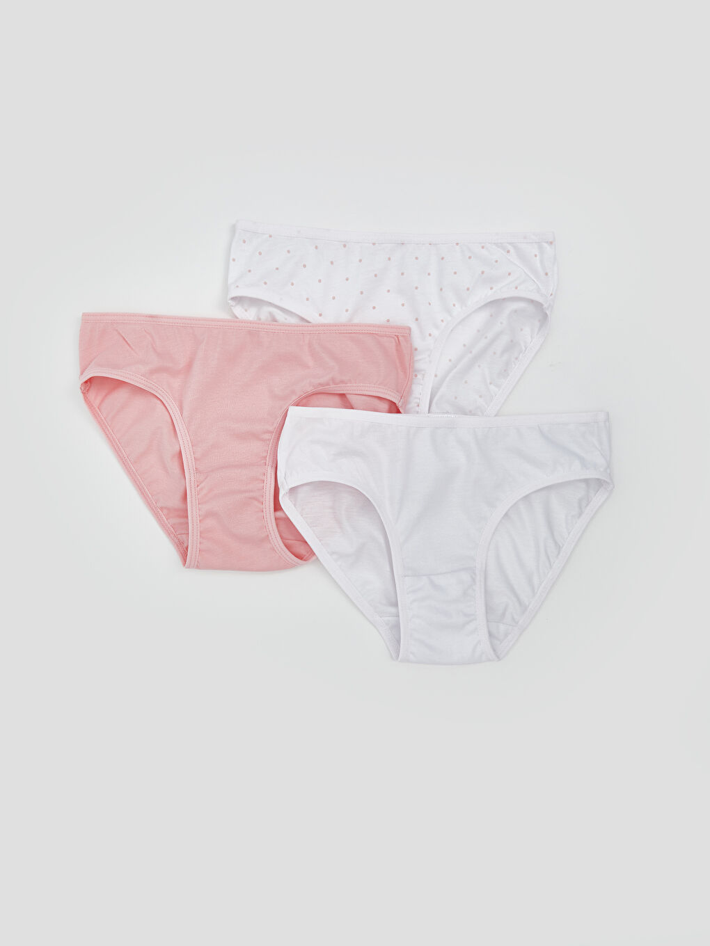 LCW Kids Elastic Waist Girl’S Underwear (3-Piece Set) -W51366Z1-LU7