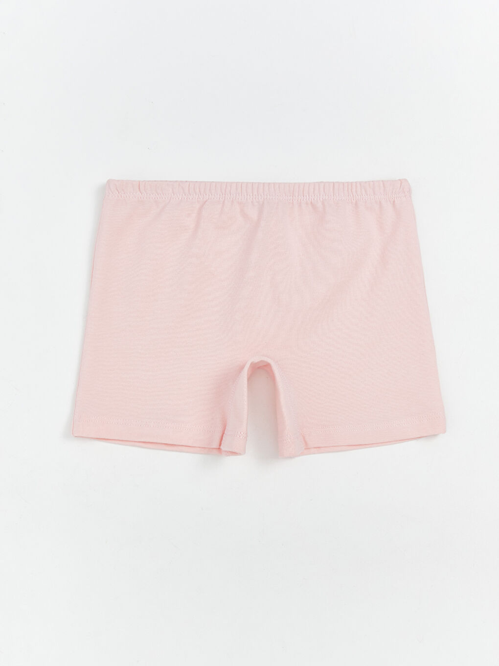 Pembe Baskılı Beli Lastikli Kız Çocuk Boxer