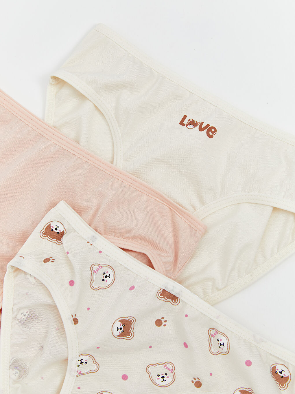 LCW Kids Бикини за момичета с ластик на талията, 3 броя -W51391Z1-LRB