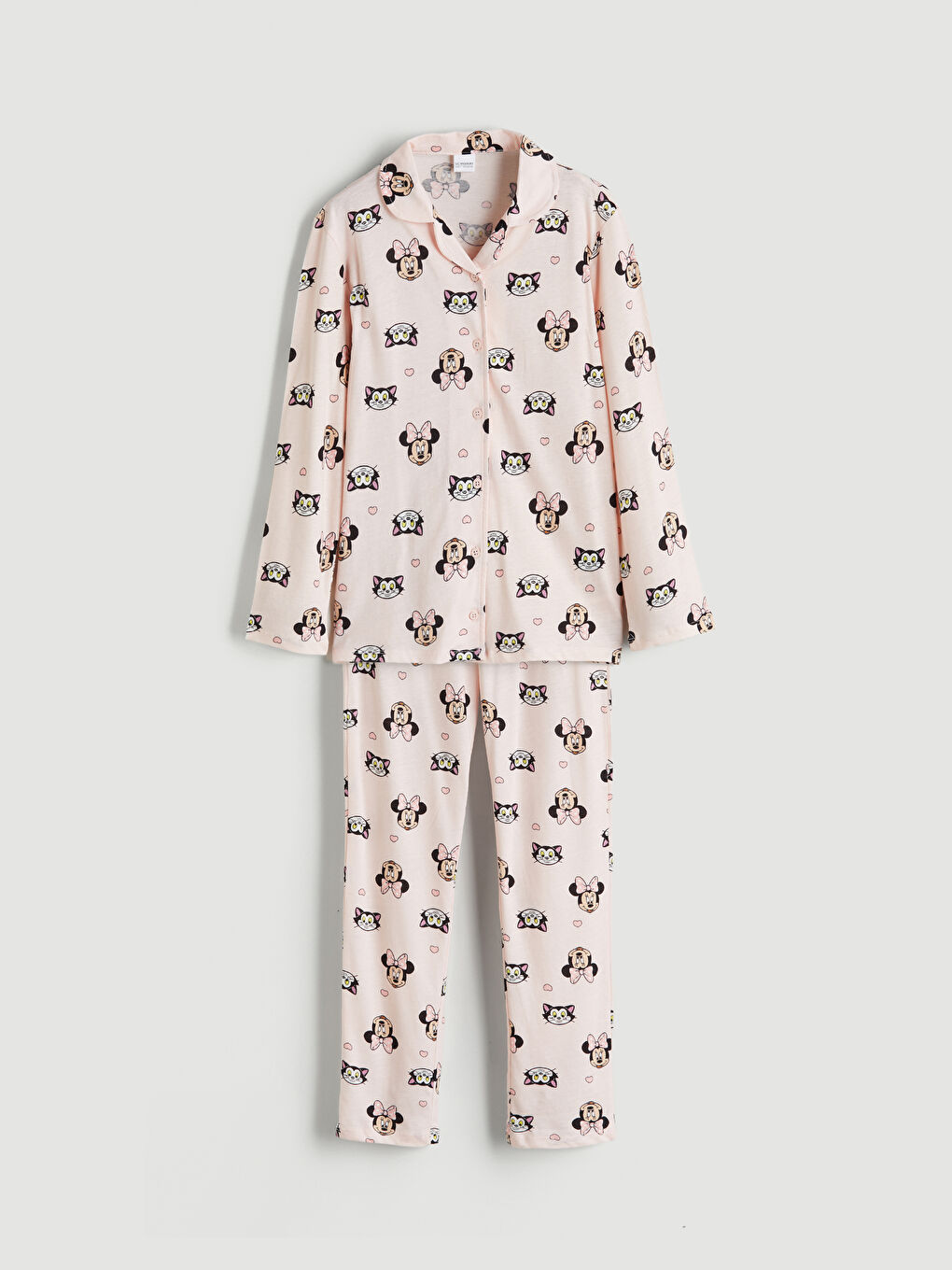 LCW Kids Girl PINK Pyjama Set -W51458Z4-LT6