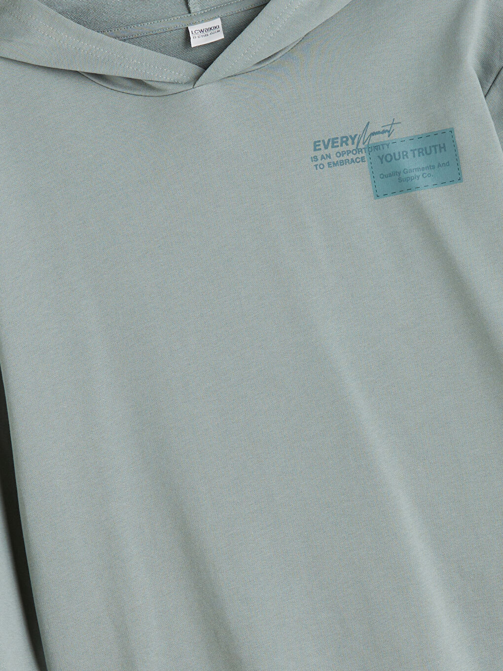 Yeşil Kapüşonlu Erkek Çocuk Eşofman Takım-4