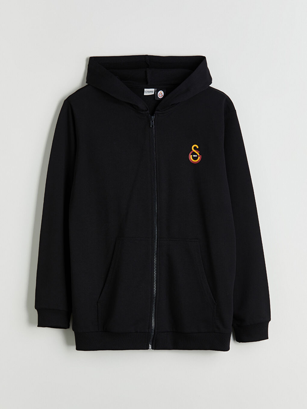 Siyah Kapüşonlu Galatasaray Baskılı Erkek Çocuk Eşofman Takım-5