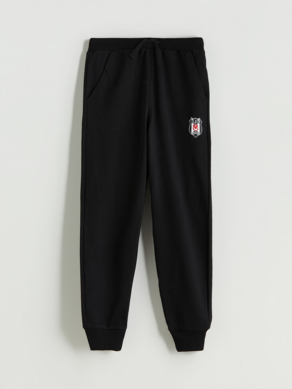 Siyah Beşiktaş Baskılı Erkek Çocuk Jogger Eşofman Altı