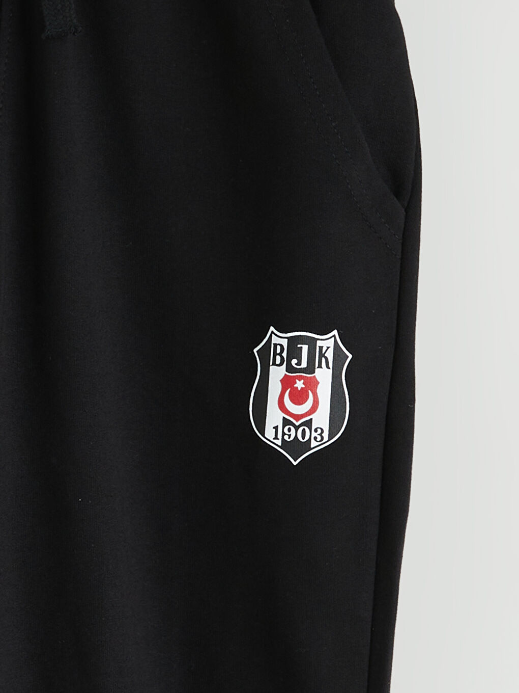Siyah Beşiktaş Baskılı Erkek Çocuk Jogger Eşofman Altı-2
