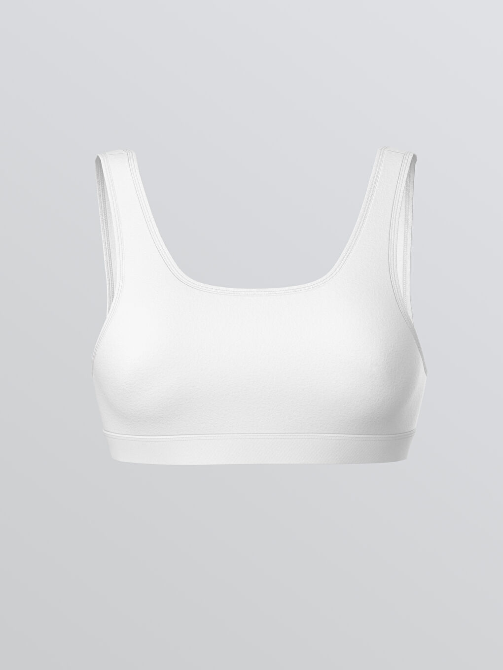 Beyaz Balensiz Çıkarılabilir Pedli Büstiyer