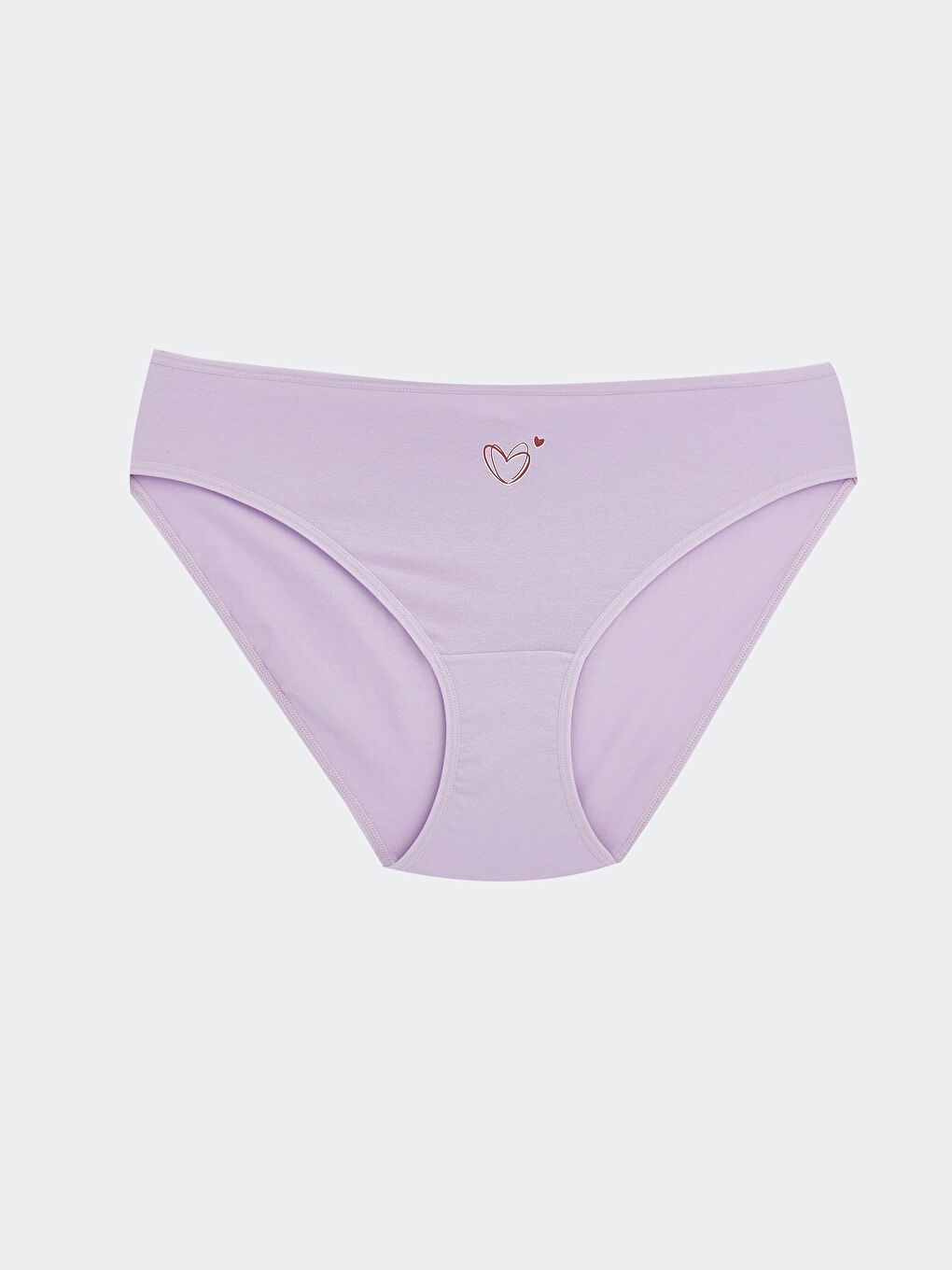 Lila Baskılı Bikini Külot