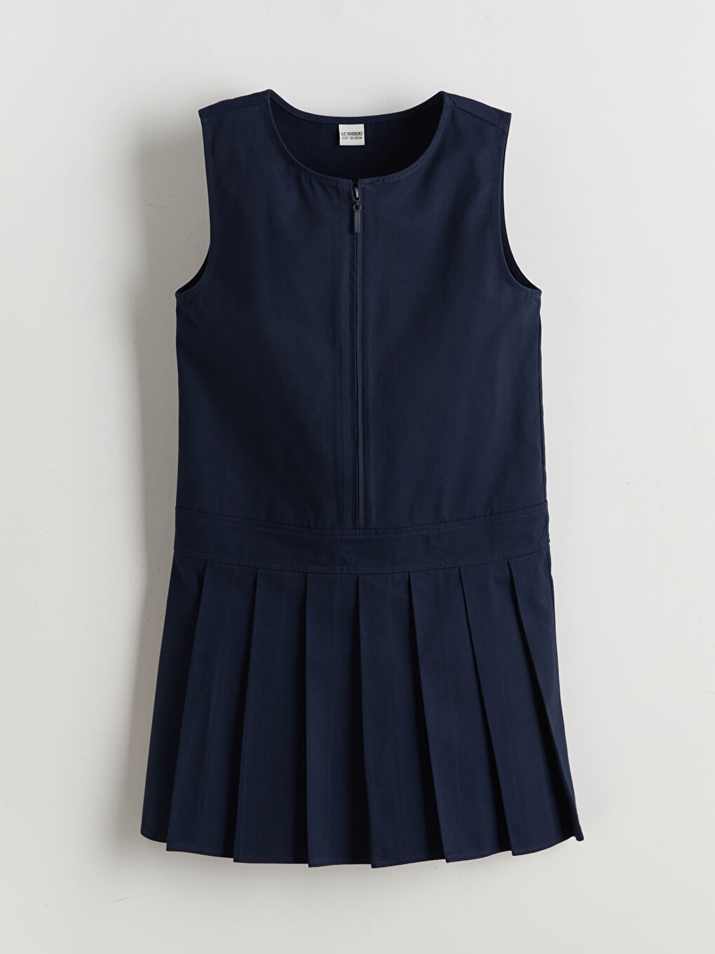 LCW Kids Crew Neck Girls' Dress -W51507Z4-HRC