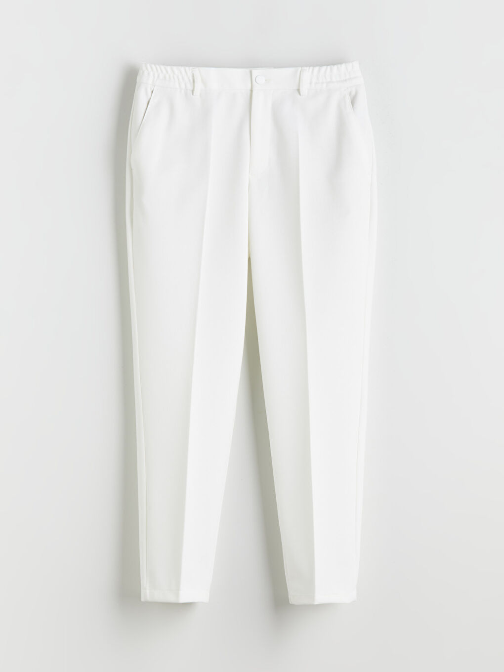 Ekru Standart Kalıp Erkek Pantolon-4