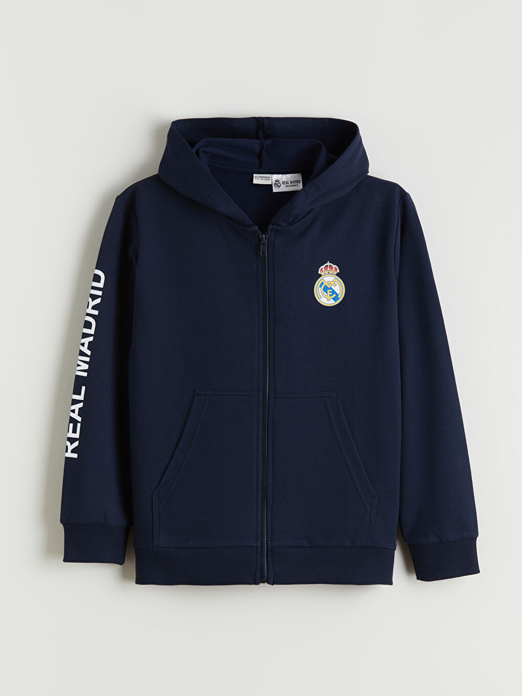Komplet Trenerka za Dečake Real Madrid sa Kapuljačom i Štampom-1