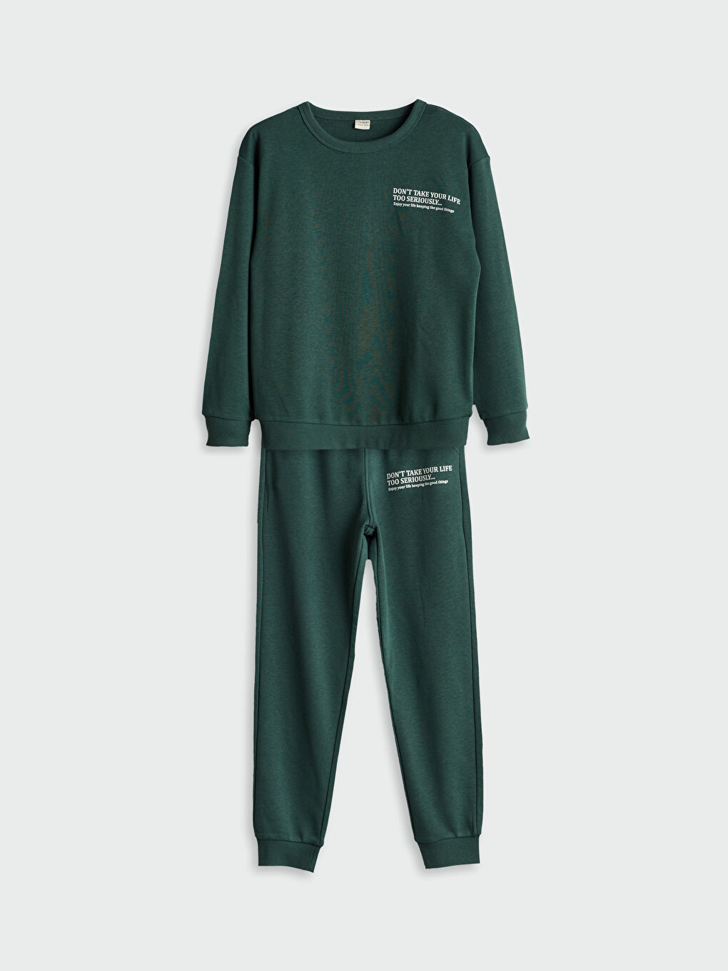LCW Kids Crew Neck Boys' Tracksuit Set -W51527Z4-HCE