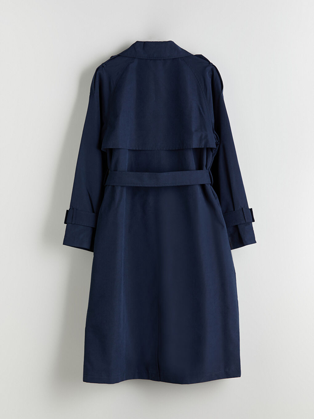 LCW Modest معطف واقٍ من المطر كحلي امرأة -W51528Z8-YBY