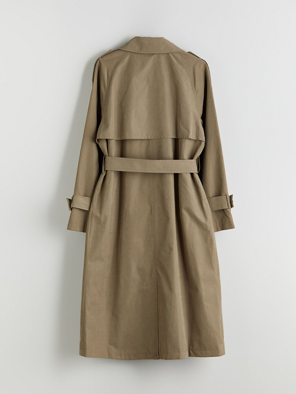 LCW Modest معطف واقٍ من المطر كاكي امرأة -W51528Z8-YCD