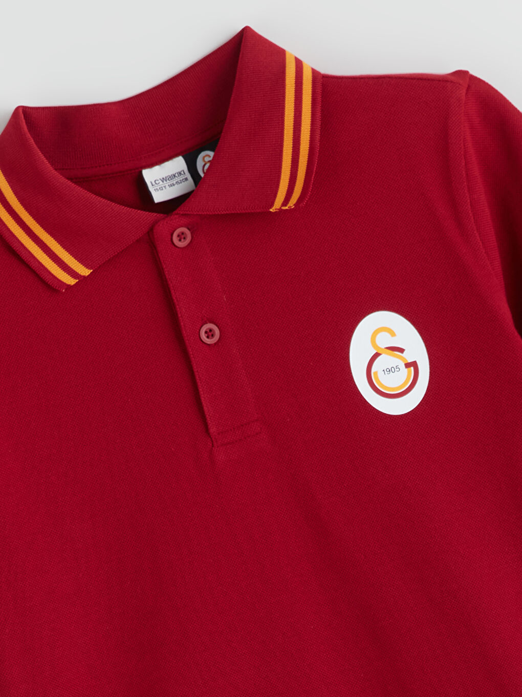 LCW Kids Polo Neck Galatasaray Printed Boys' T-Shirt -W51530Z4-J4N