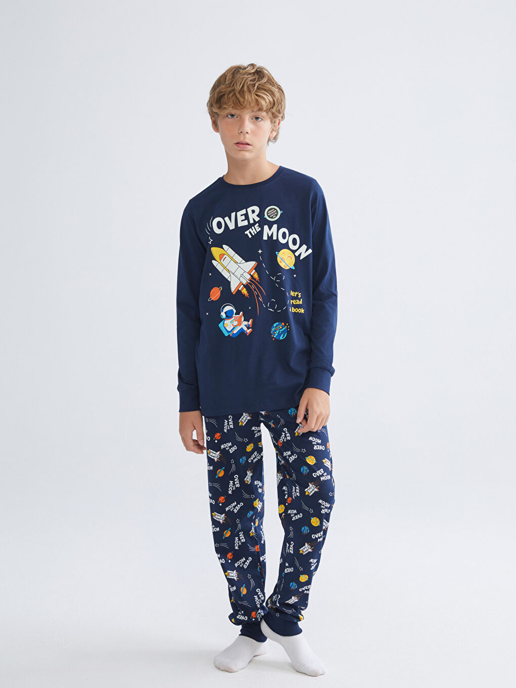 Boy NAVY Pyjama Set-1