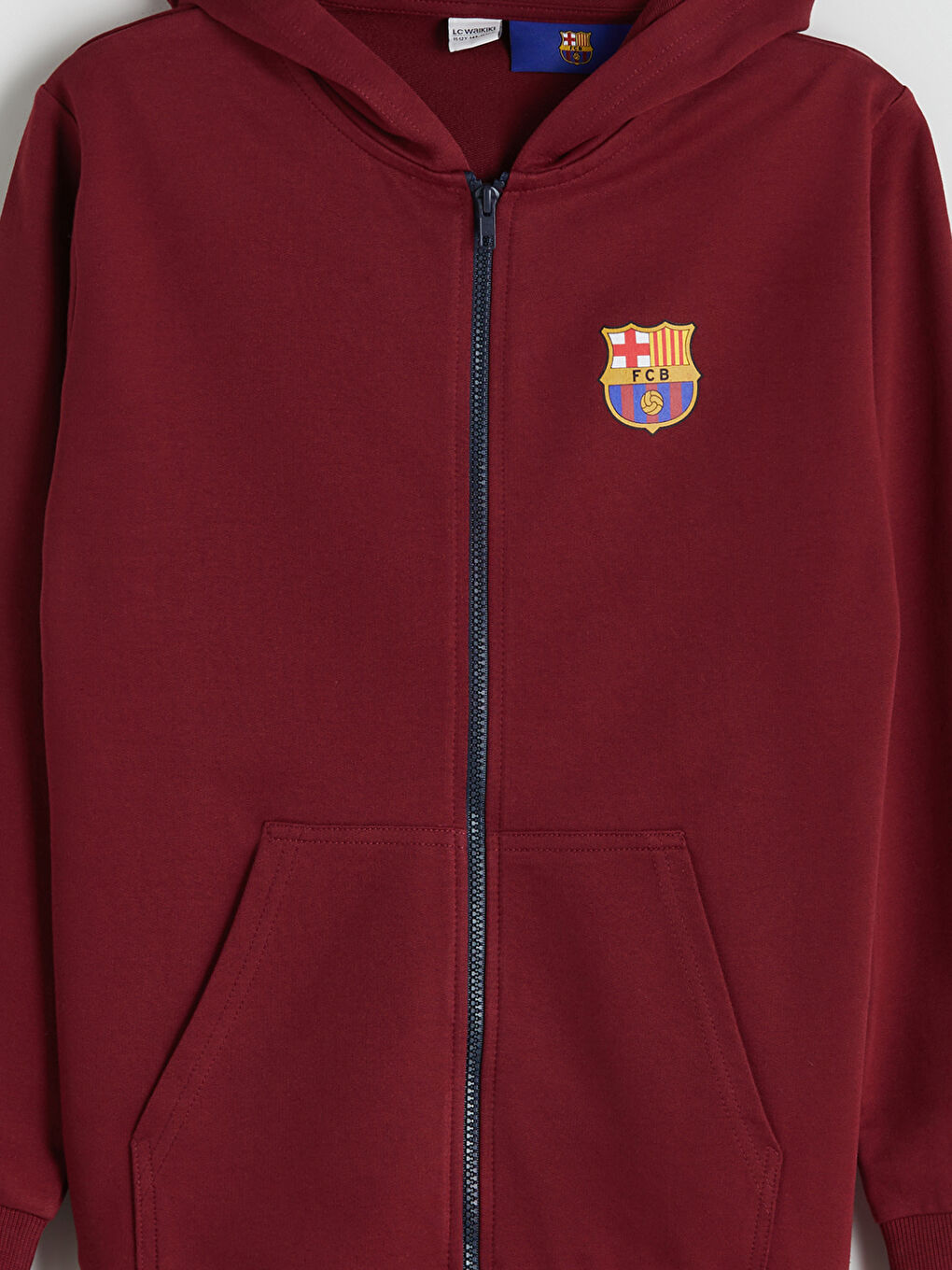 LCW Kids Hooded Barcelona Printed Boys' Tracksuit Set -W51565Z4-HMS